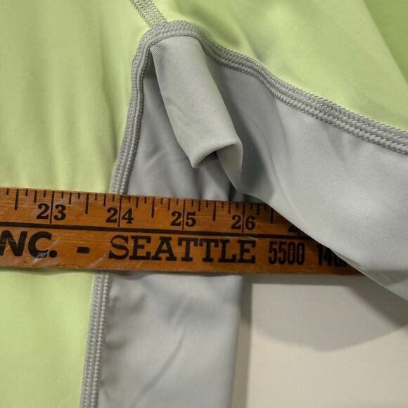 Simms Men's Solarflex Hoody Pullover Sun Shirt Green Grey 2XL Fishing UPF - Picture 3 of 9